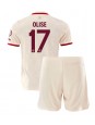 Bayern Munich Michael Olise #17 Ausweichtrikot für Kinder 2024-25 Kurzarm (+ Kurze Hosen)